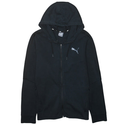 Mens UK Size L PUMA Black Full Zip Hoodie