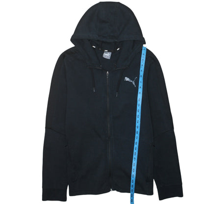 Mens UK Size L PUMA Black Full Zip Hoodie