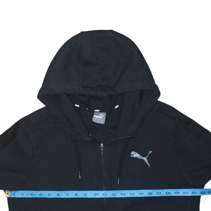 Mens UK Size L PUMA Black Full Zip Hoodie