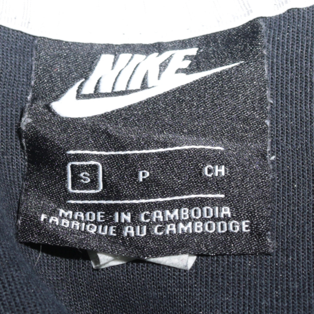 Womens UK Size S Nike Black Full Zip Hoodie