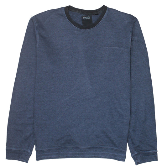 Mens UK Size M Levi's Blue Pullover Sweatshirt