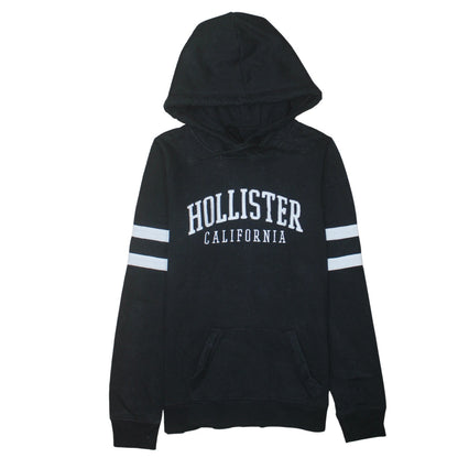 Mens UK Size M Hollister Black Pullover Hoodie