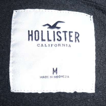 Mens UK Size M Hollister Black Pullover Hoodie