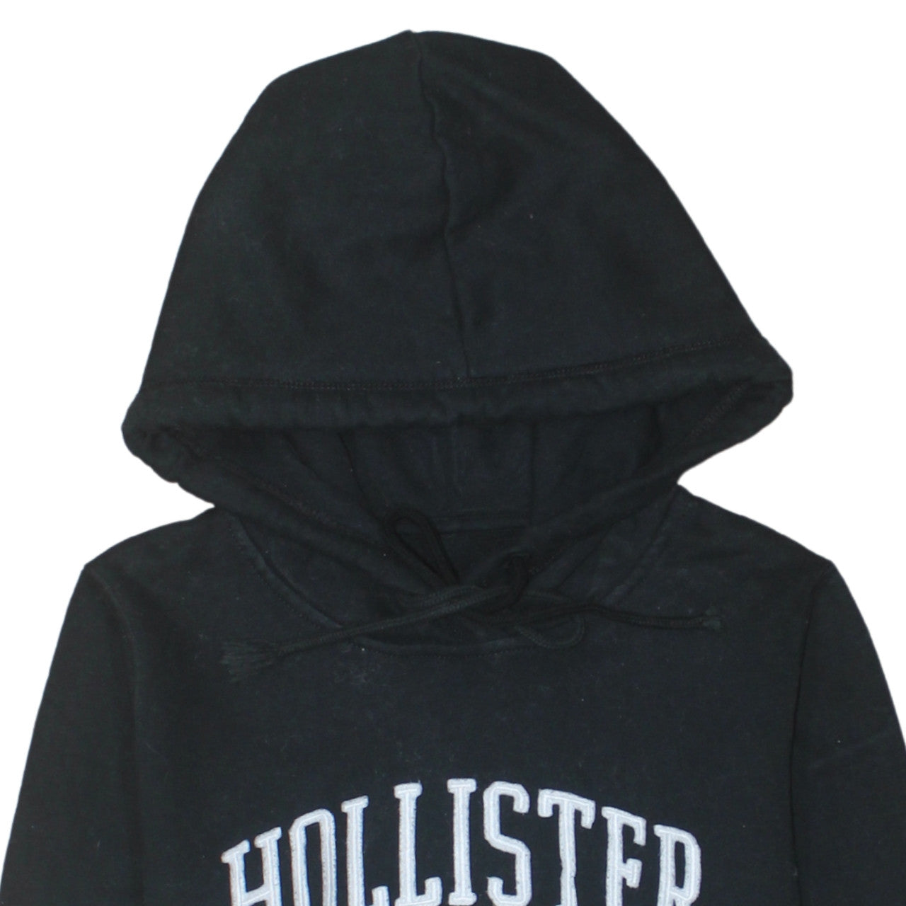 Mens UK Size M Hollister Black Pullover Hoodie