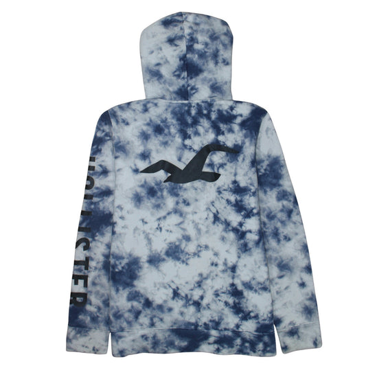 Mens UK Size XL Hollister Blue Pullover Hoodie