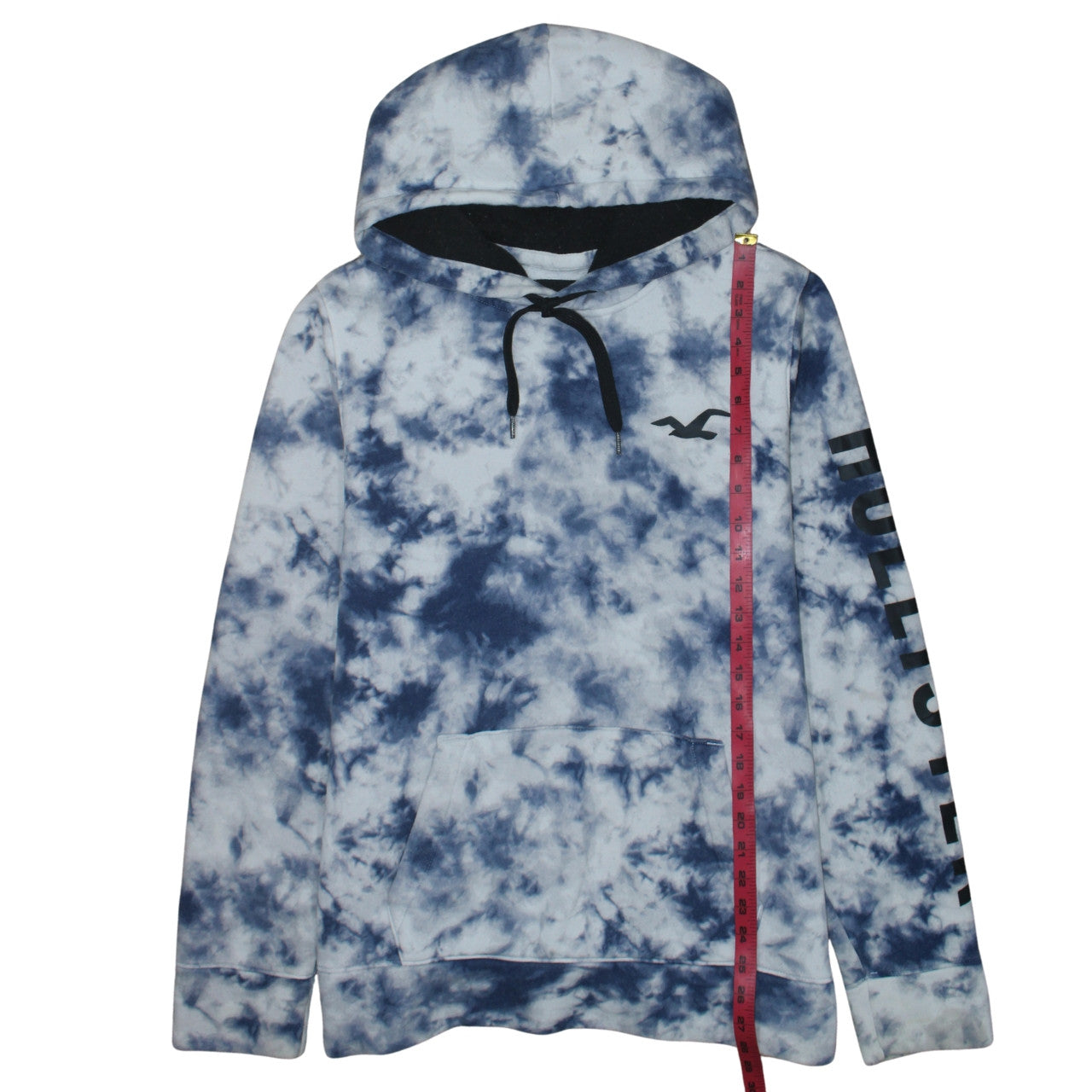 Mens UK Size XL Hollister Blue Pullover Hoodie