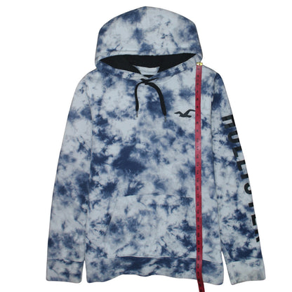 Mens UK Size XL Hollister Blue Pullover Hoodie