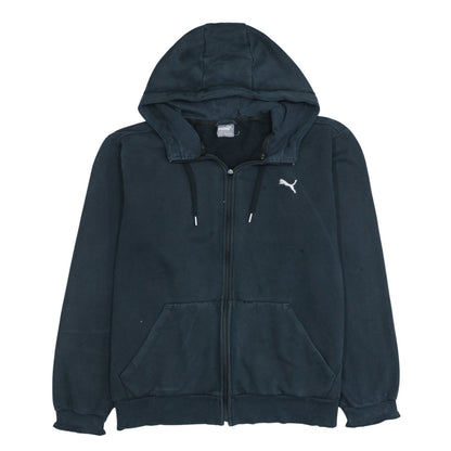 Mens UK Size XL PUMA Black Full Zip Hoodie