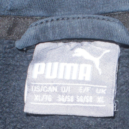 Mens UK Size XL PUMA Black Full Zip Hoodie