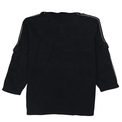 Mens UK Size M FILA Black Henley Sweatshirt