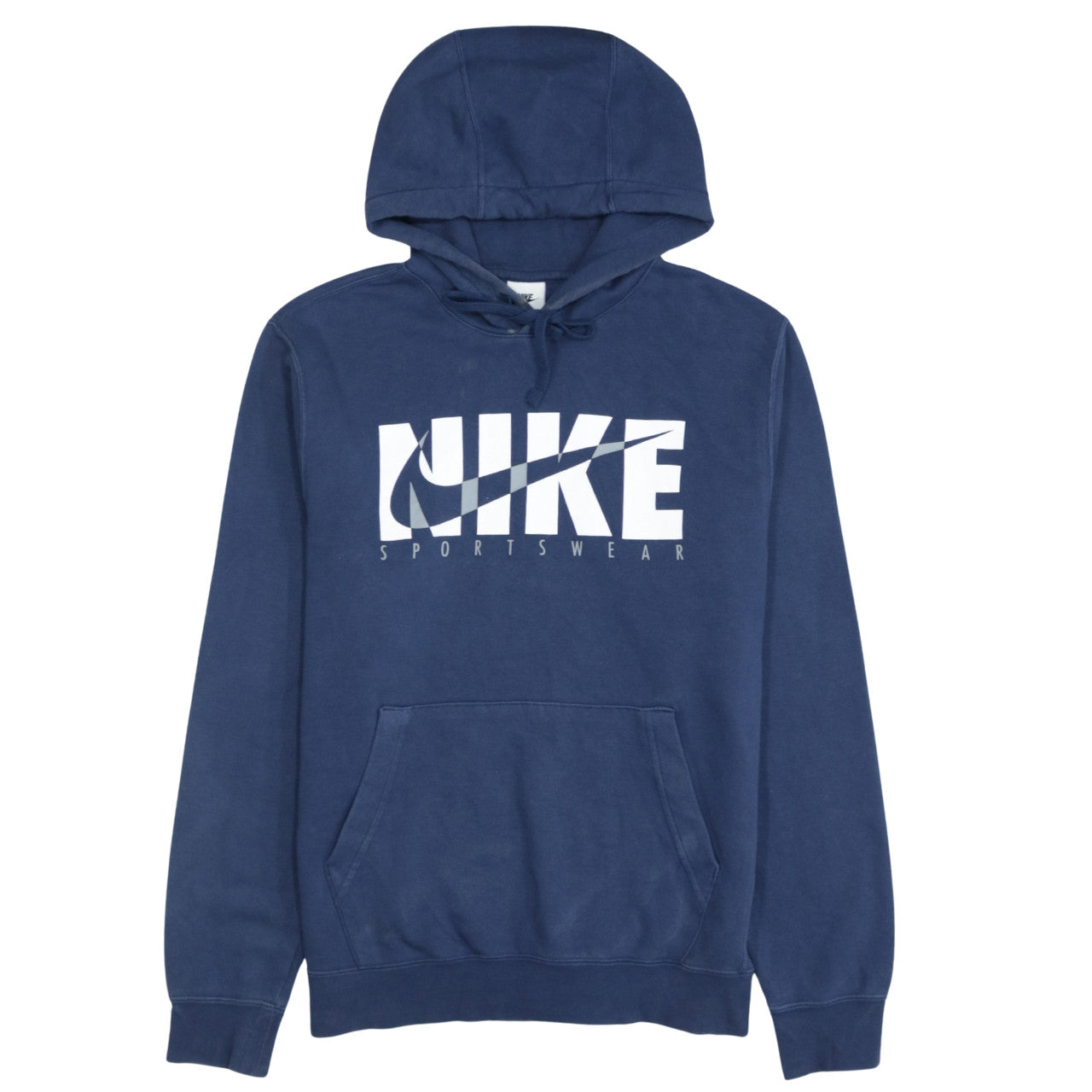 Mens UK Size S Nike Blue Pullover Hoodie
