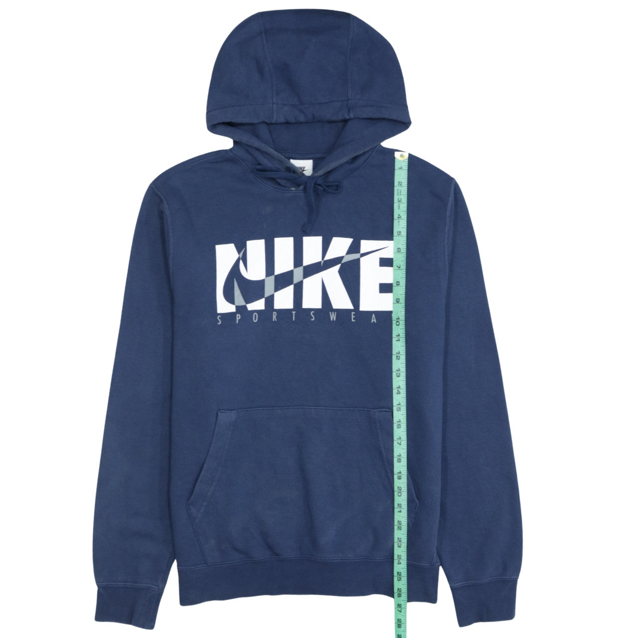 Mens UK Size S Nike Blue Pullover Hoodie