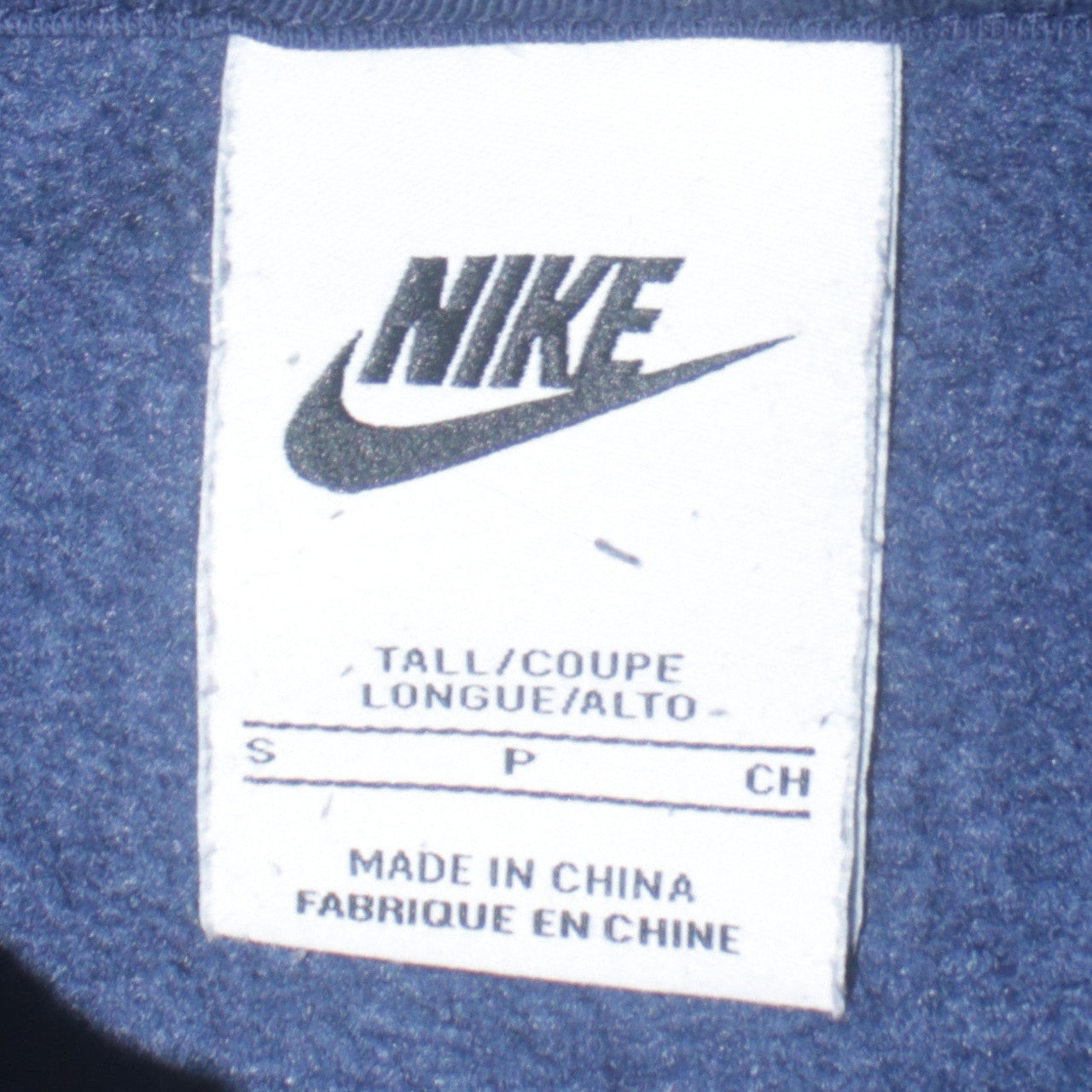 Mens UK Size S Nike Blue Pullover Hoodie