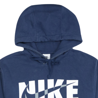 Mens UK Size S Nike Blue Pullover Hoodie