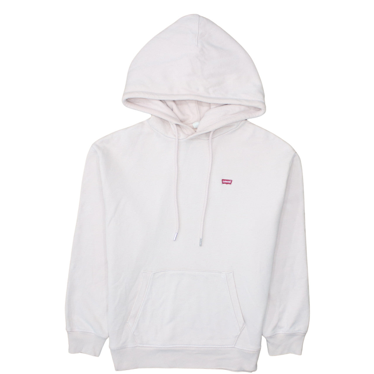 Mens UK Size S Levi's White Pullover Hoodie