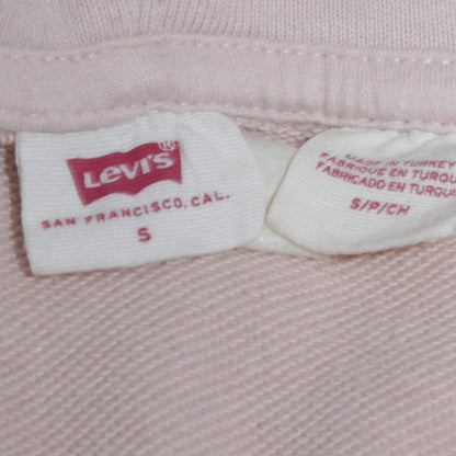 Mens UK Size S Levi's White Pullover Hoodie