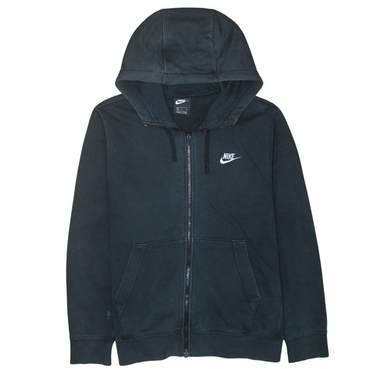Mens UK Size M Nike Black Full Zip Hoodie