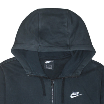 Mens UK Size M Nike Black Full Zip Hoodie