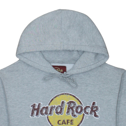 Womens UK Size M Hard Rock Cafe Grey Pullover Hoodie