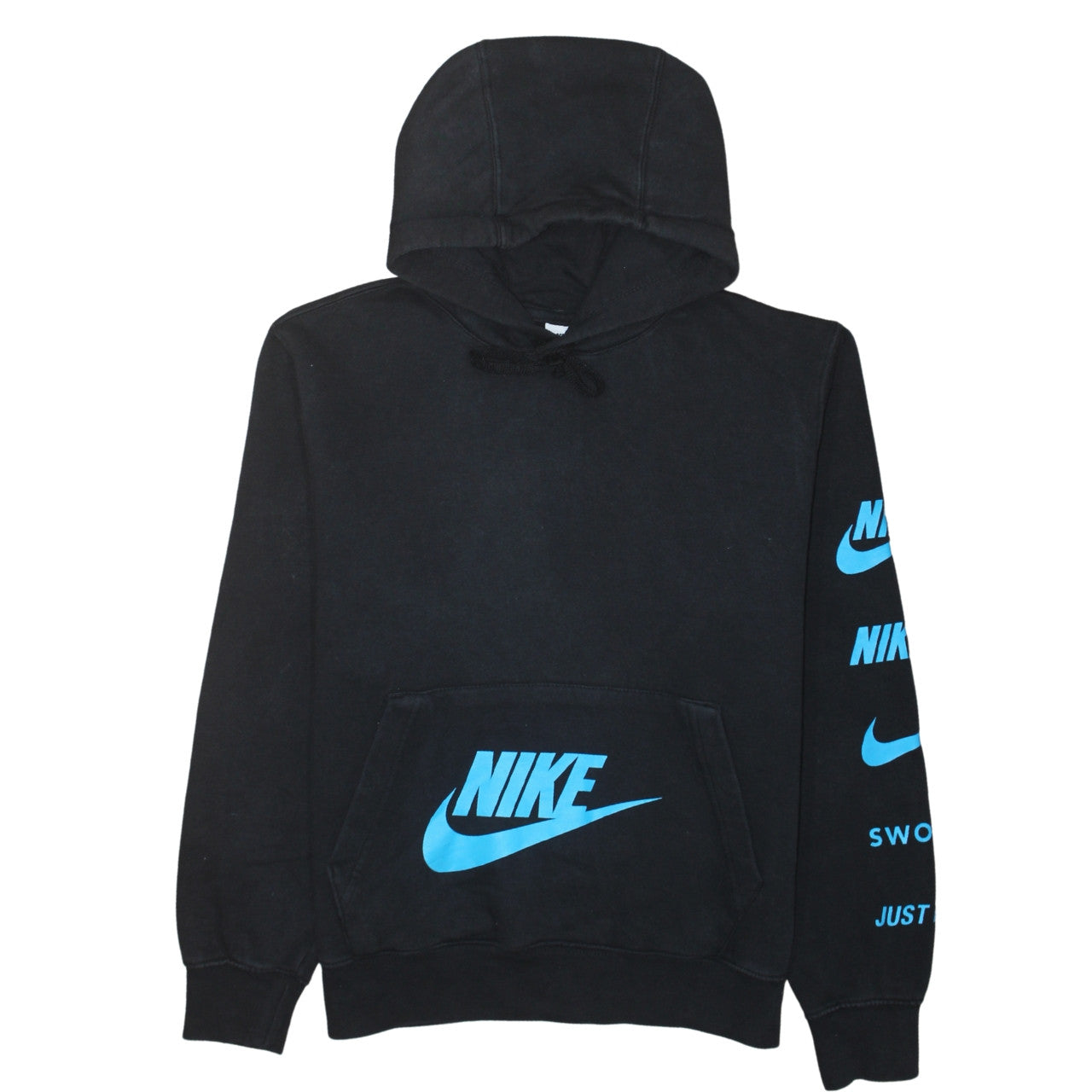 Mens UK Size S Nike Black Pullover Hoodie