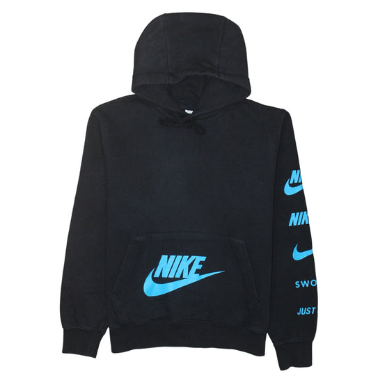 Mens UK Size S Nike Black Pullover Hoodie