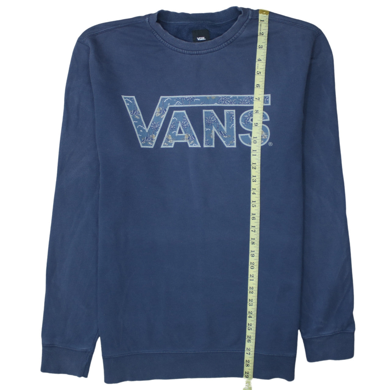 Mens UK Size L VANS Blue Pullover Sweatshirt