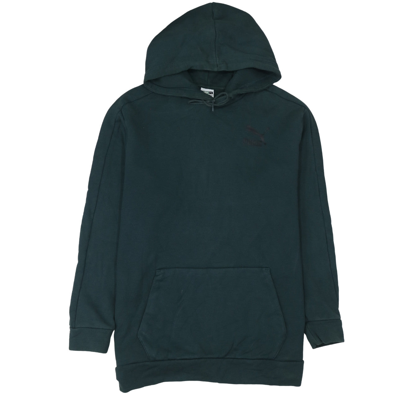 Mens UK Size L PUMA Green Pullover Hoodie