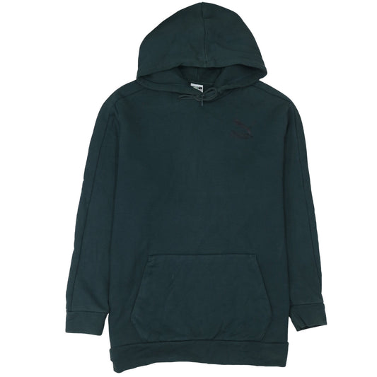 Mens UK Size L PUMA Green Pullover Hoodie