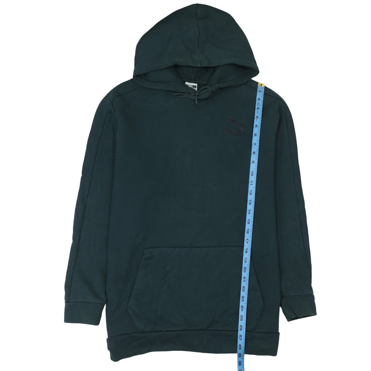 Mens UK Size L PUMA Green Pullover Hoodie