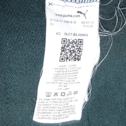Mens UK Size L PUMA Green Pullover Hoodie