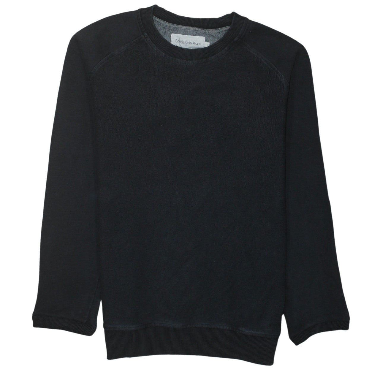 Mens UK Size M Calvin Klein Jeans Black Pullover Sweatshirt