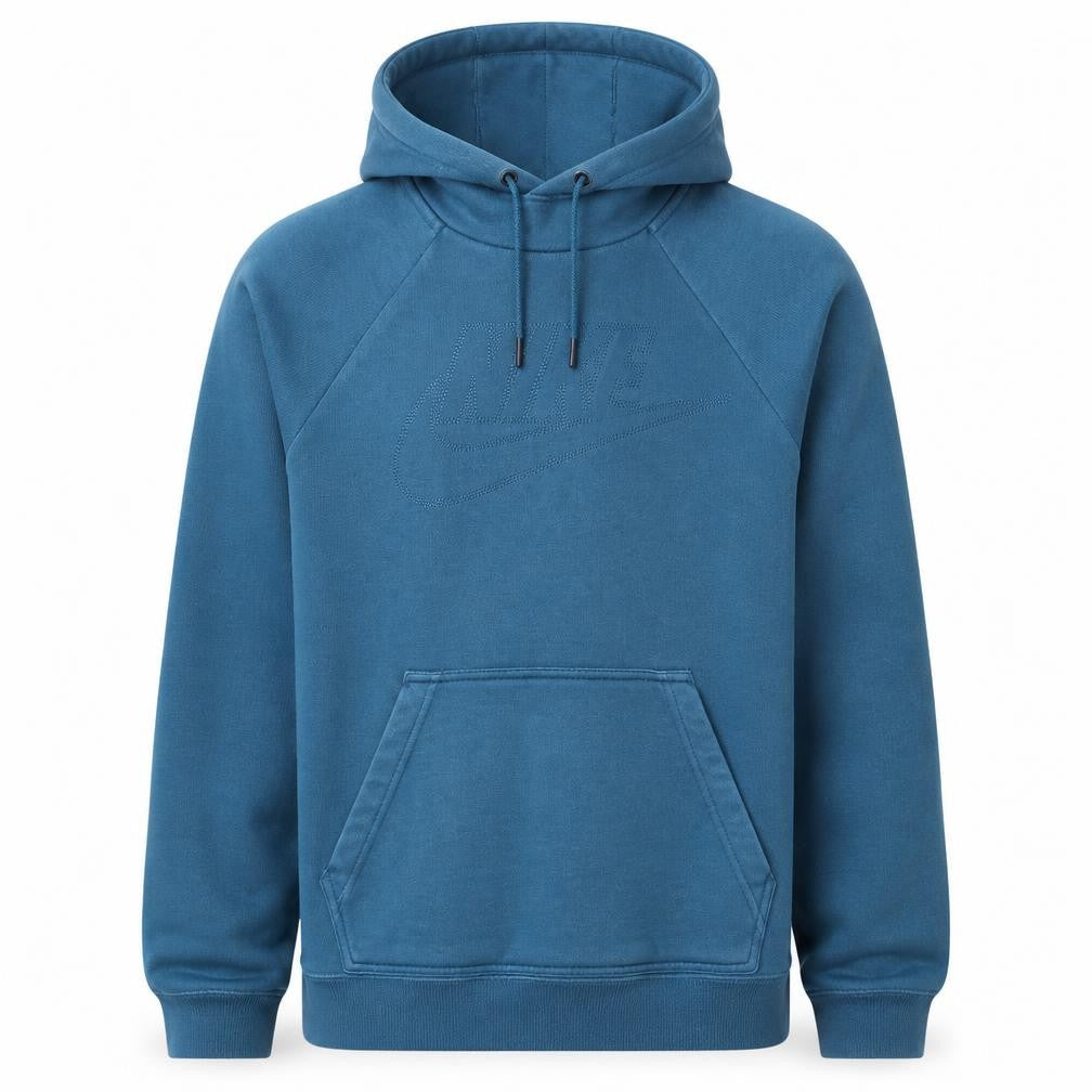 Mens UK Size M Nike Blue Pullover Hoodie