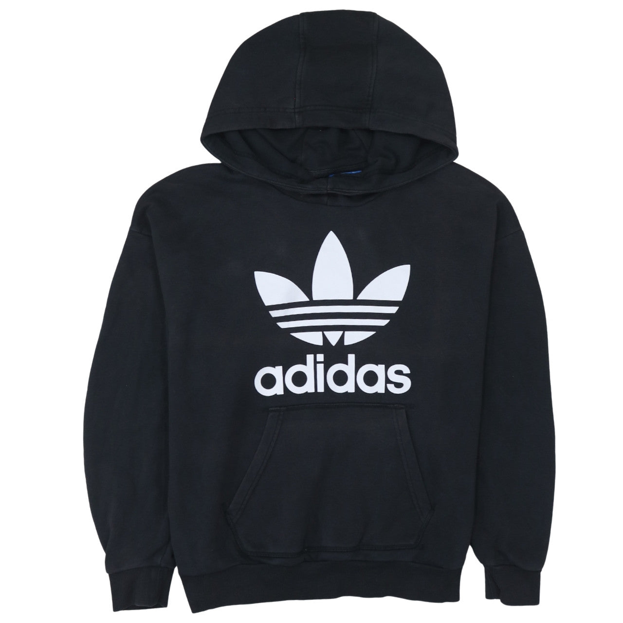 Womens UK Size 10 adidas Black Pullover Hoodie