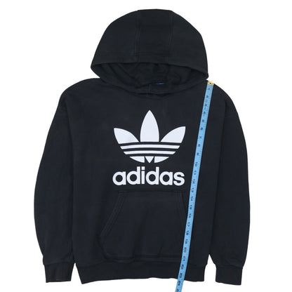 Womens UK Size 10 adidas Black Pullover Hoodie
