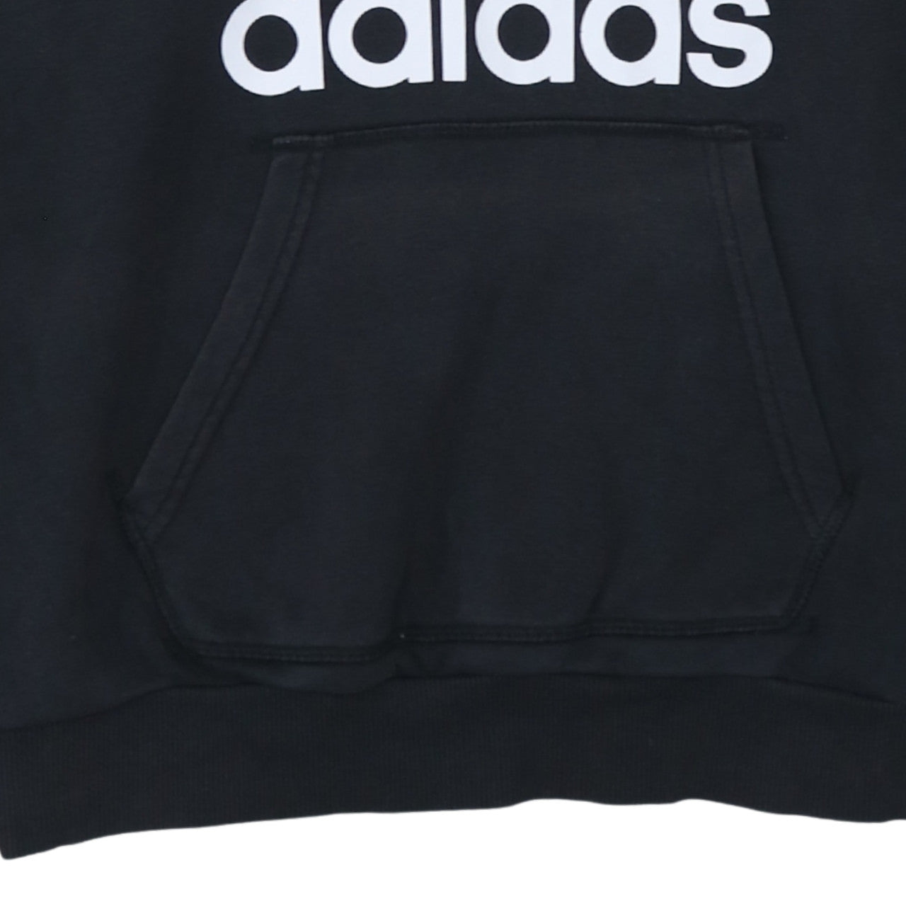 Womens UK Size 10 adidas Black Pullover Hoodie
