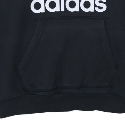 Womens UK Size 10 adidas Black Pullover Hoodie