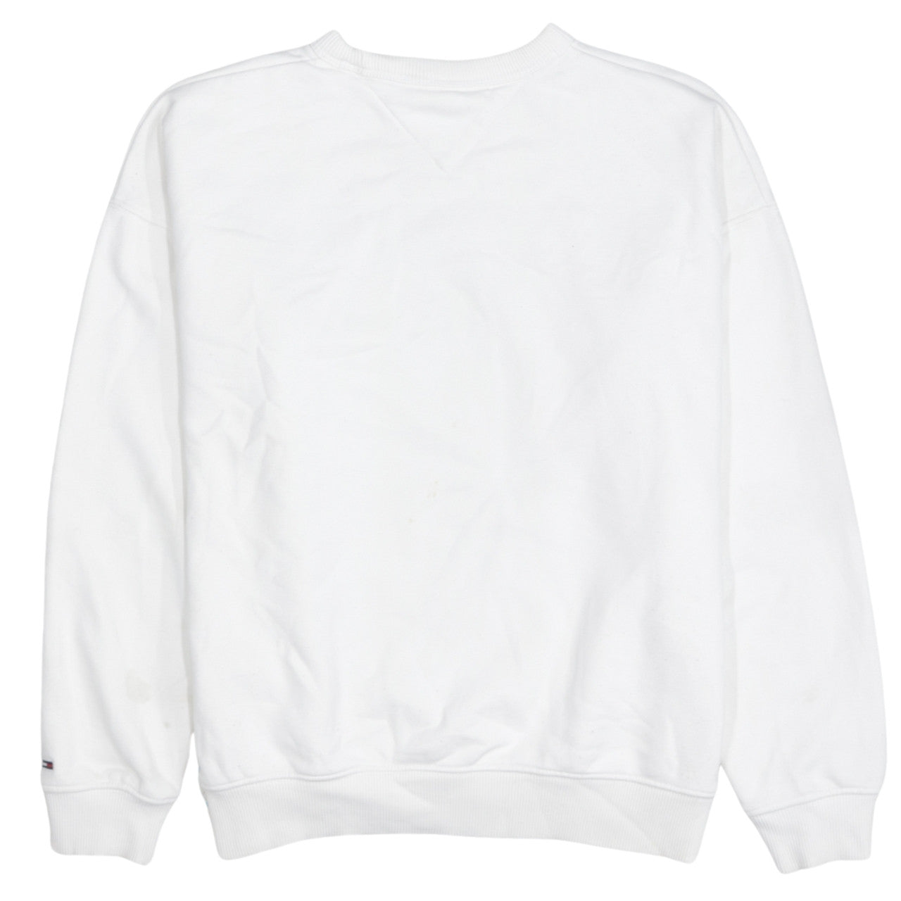 Mens UK Size XS Tommy Jeans White Pullover Sweatshirt