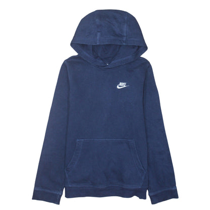 Boys UK Size 13-14 Years Nike Blue Pullover Hoodie