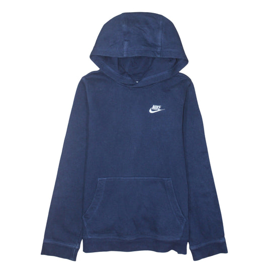 Boys UK Size 13-14 Years Nike Blue Pullover Hoodie