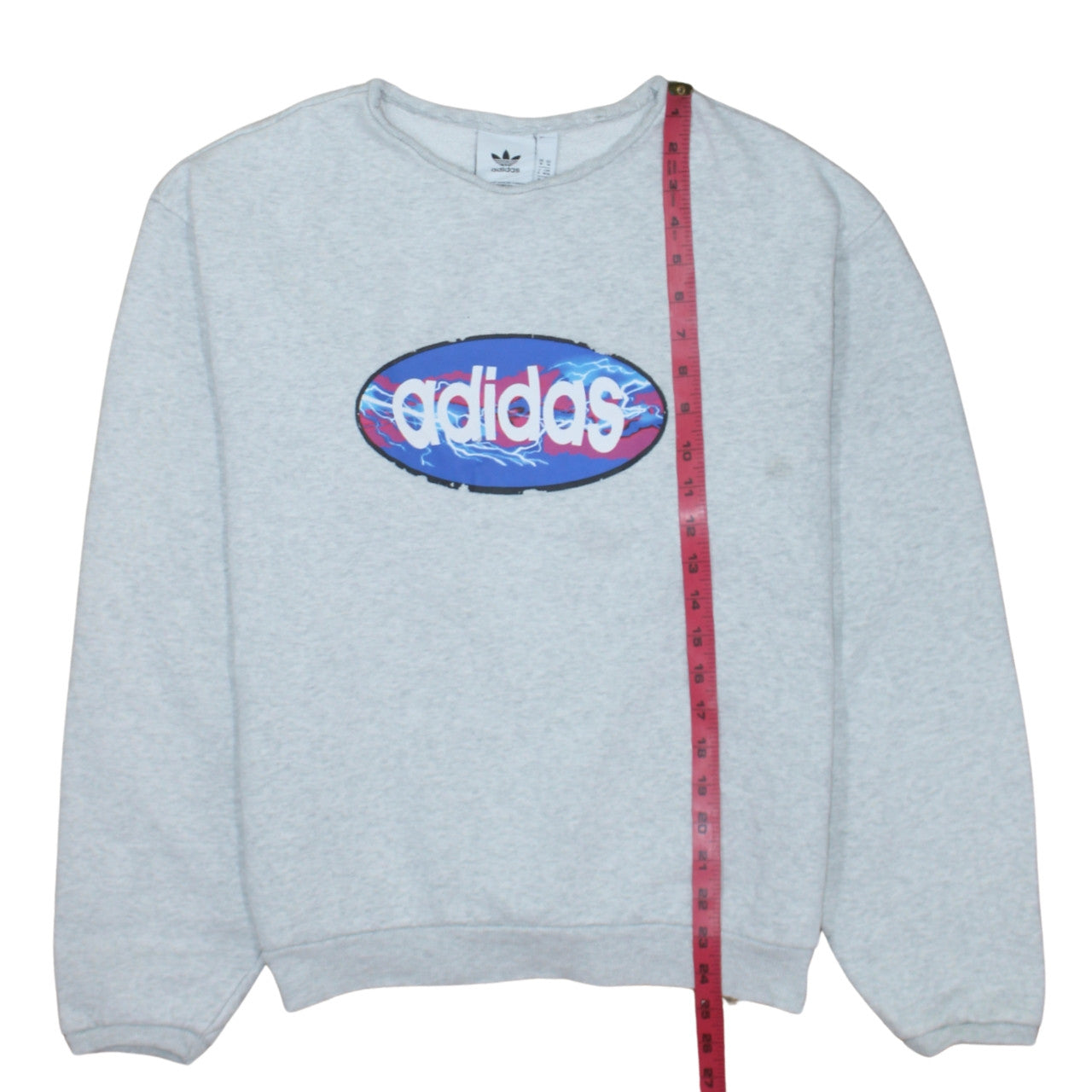 Womens UK Size M adidas Grey Pullover Sweatshirt