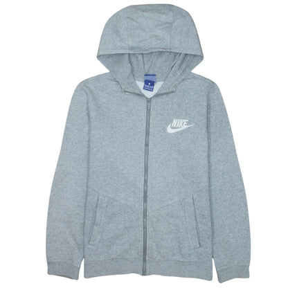 Boys UK Size XL Nike Grey Full Zip Hoodie