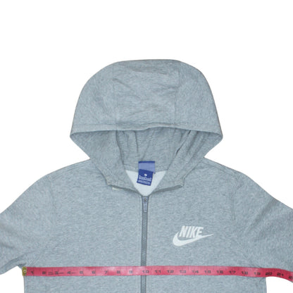Boys UK Size XL Nike Grey Full Zip Hoodie