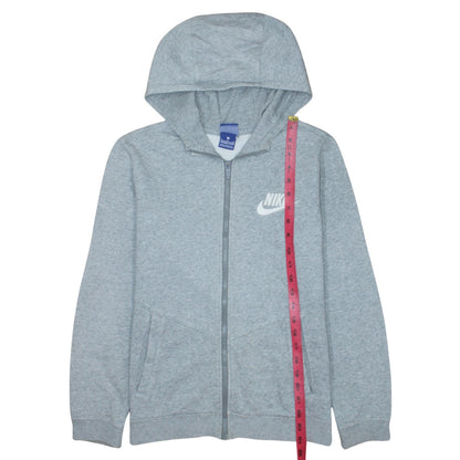 Boys UK Size XL Nike Grey Full Zip Hoodie