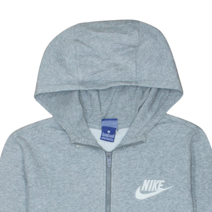 Boys UK Size XL Nike Grey Full Zip Hoodie