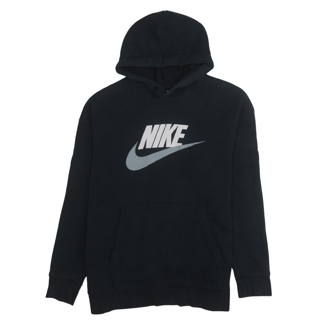 Mens UK Size L Nike Black Pullover Hoodie