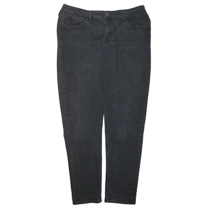 Womens UK Size 33 Levi's Slim Fit Skinny Black Jeans
