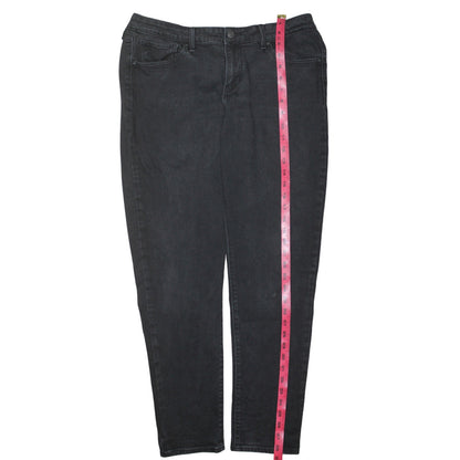 Womens UK Size 33 Levi's Slim Fit Skinny Black Jeans