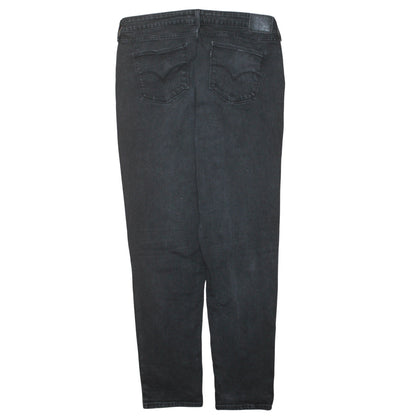 Womens UK Size 33 Levi's Slim Fit Skinny Black Jeans