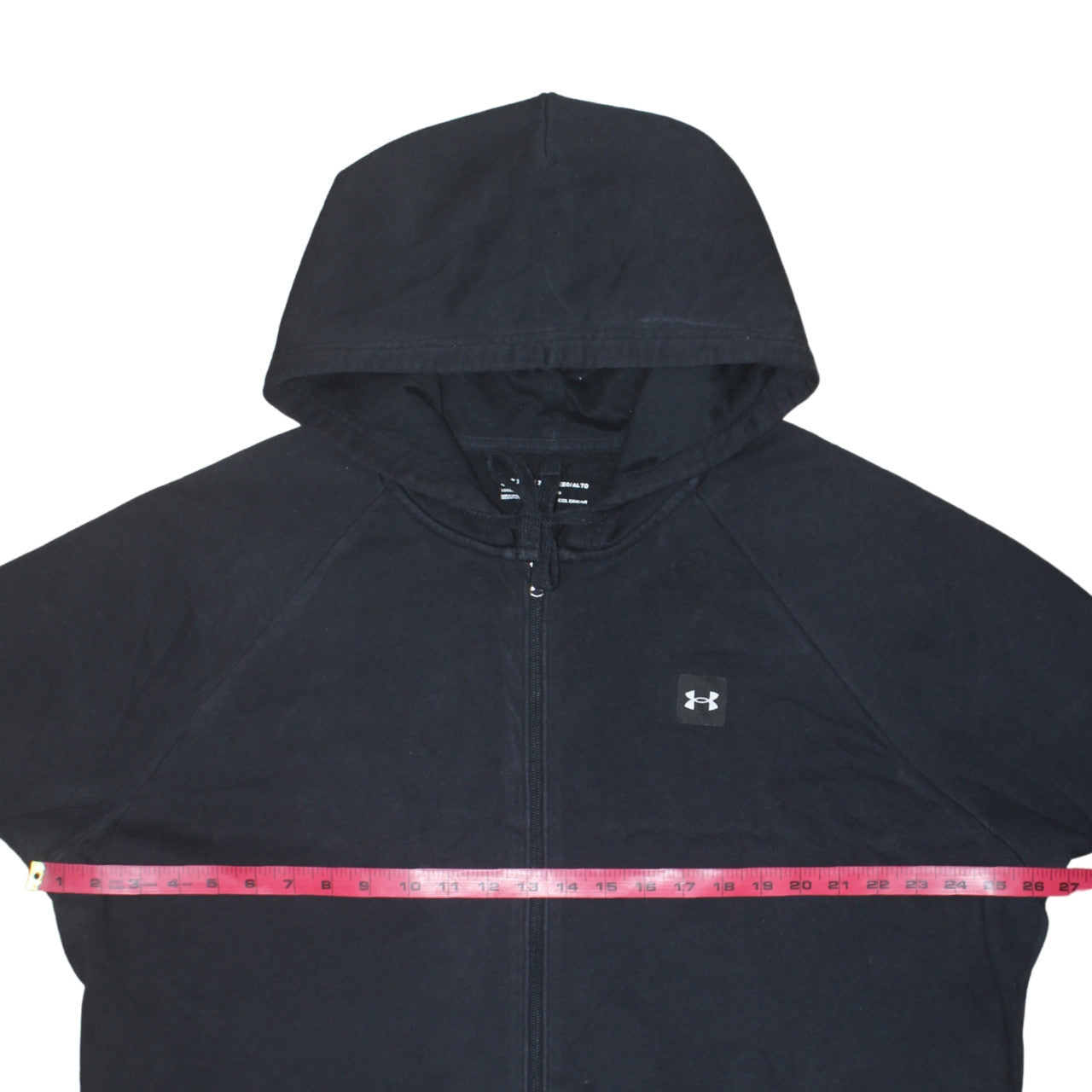Mens UK Size 3XLT Under armour Black Full Zip Hoodie