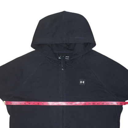 Mens UK Size 3XLT Under armour Black Full Zip Hoodie